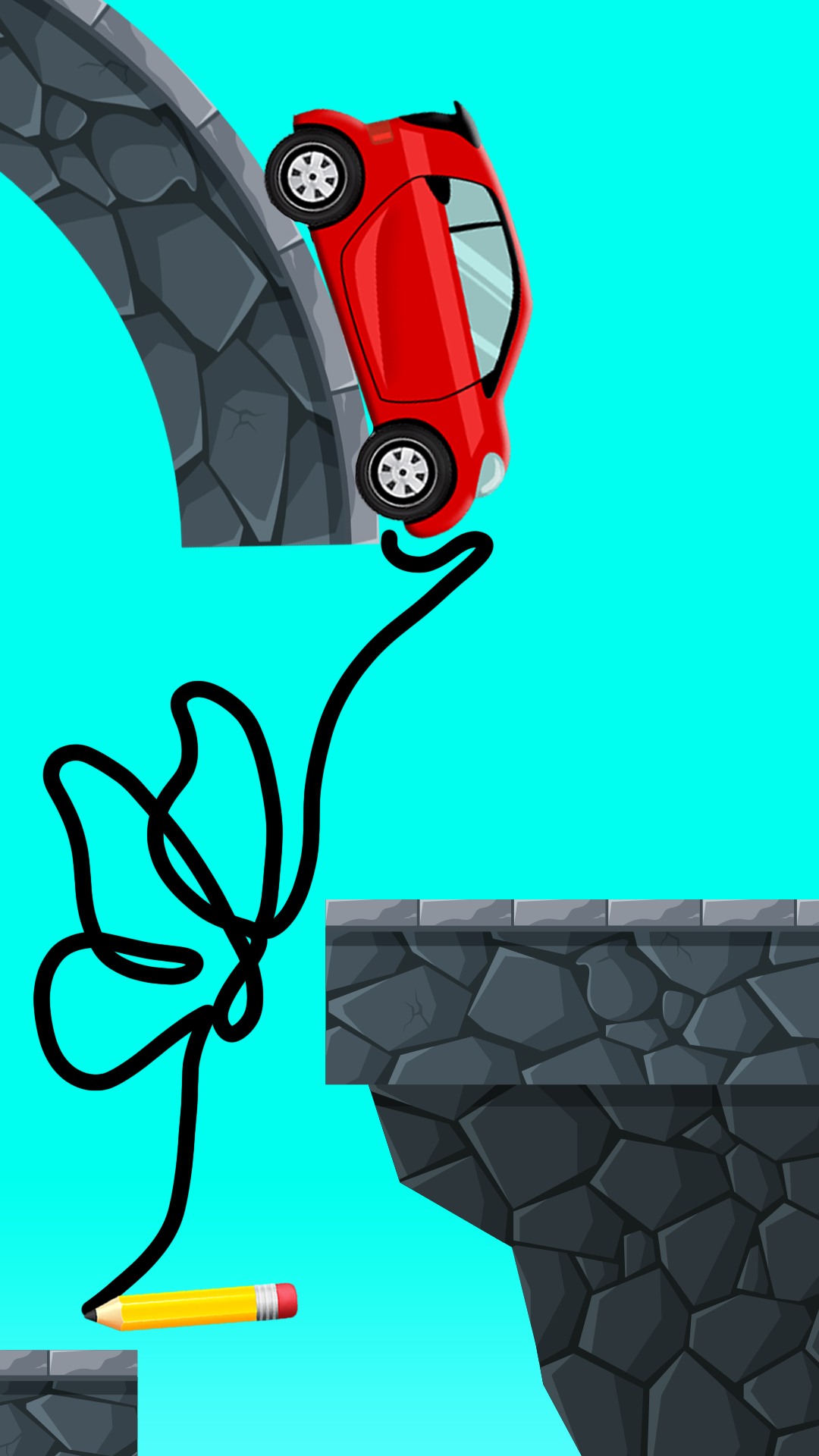 اسکرین شات 7 بازی Draw 2 Bridge: Draw Save Car