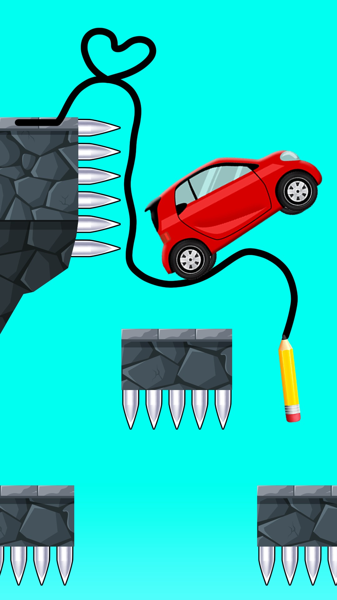 اسکرین شات 5 بازی Draw 2 Bridge: Draw Save Car