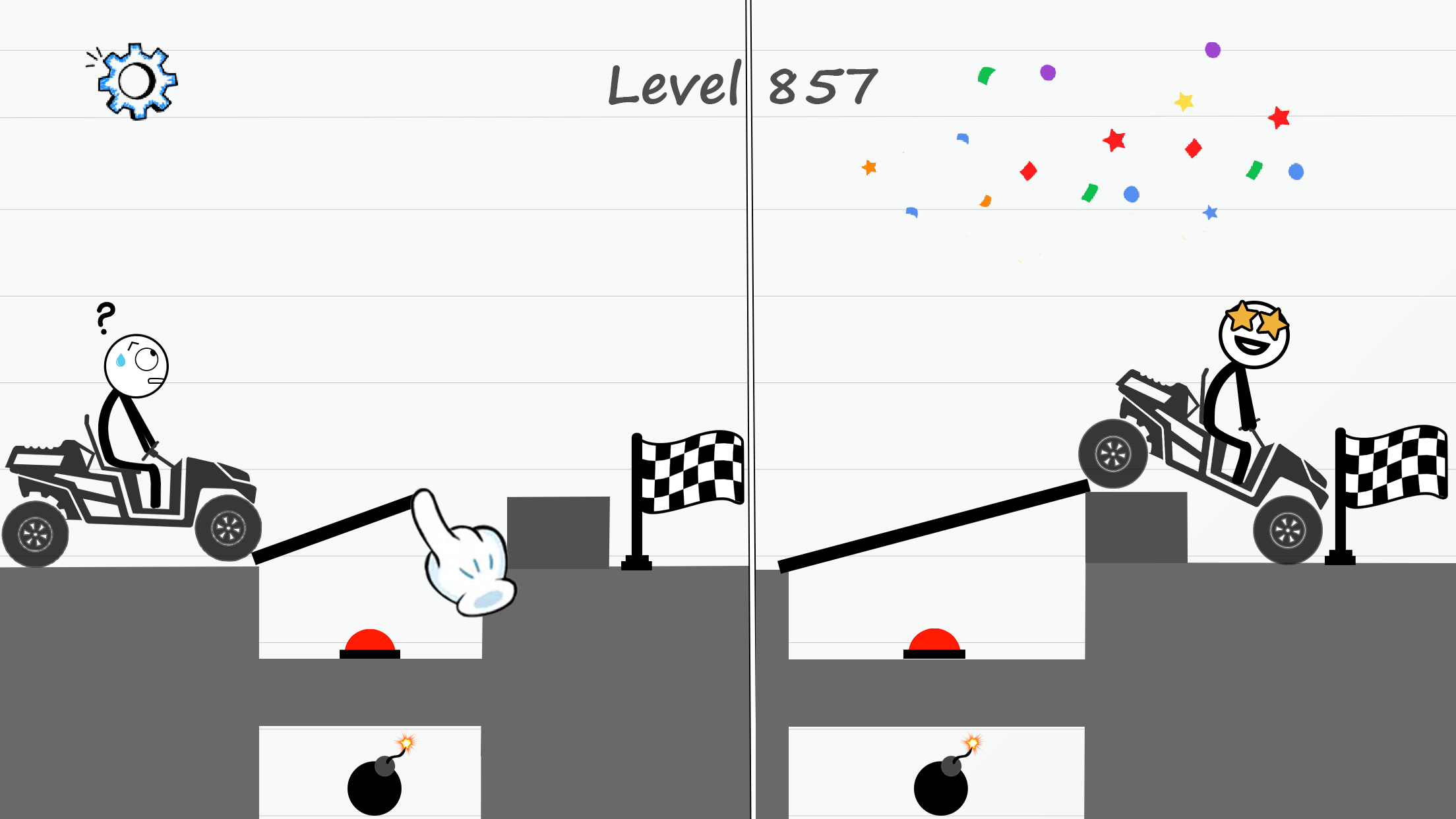 اسکرین شات 8 بازی Draw a Bridge: Puzzle Games