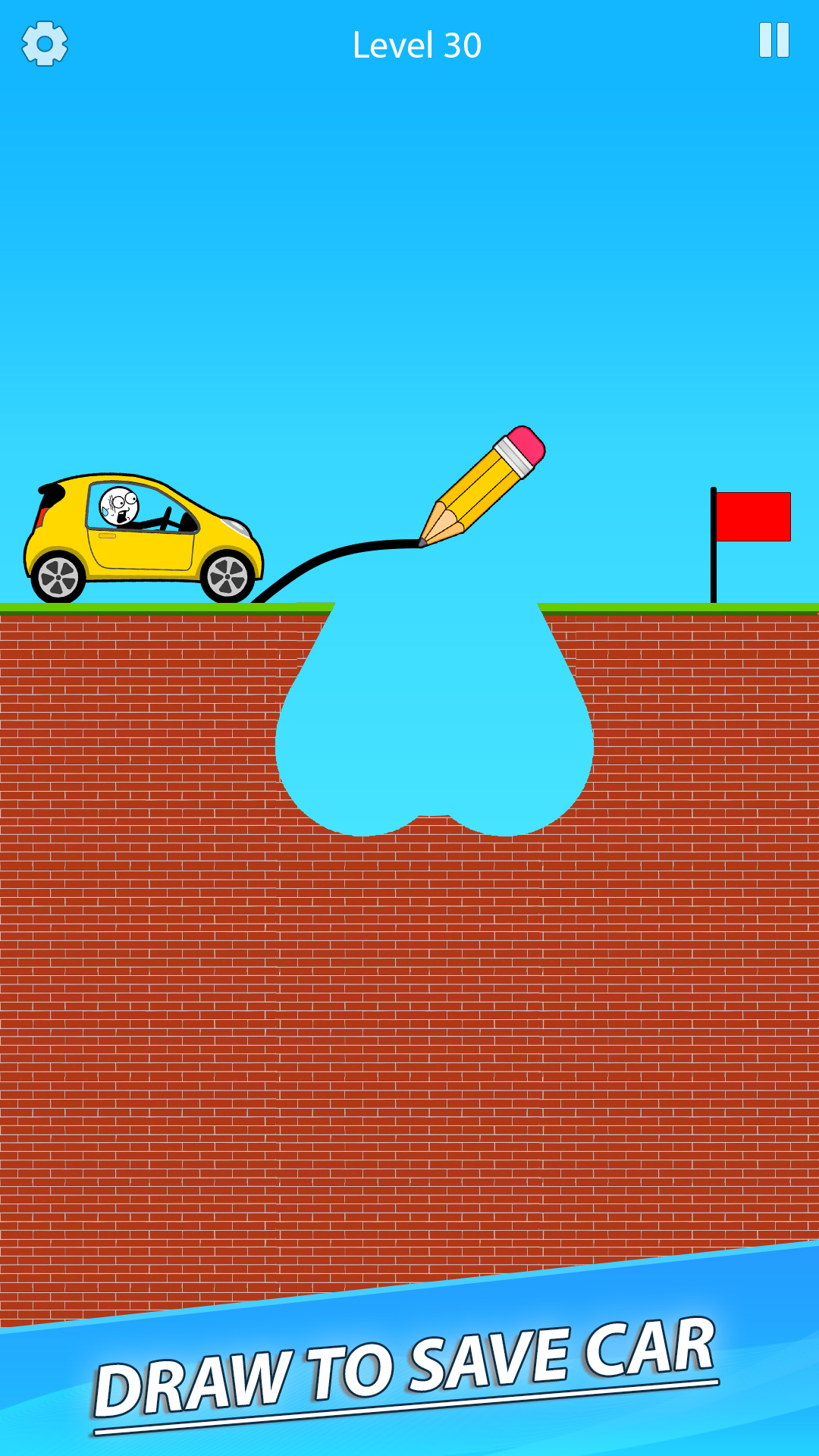 اسکرین شات 1 بازی Draw a Bridge: Puzzle Games
