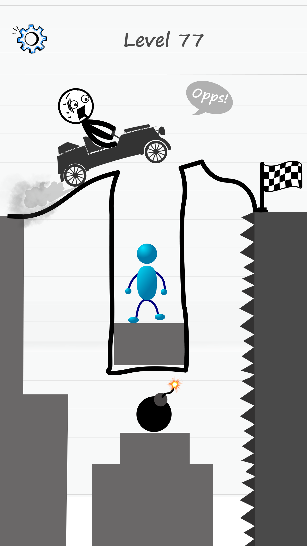 اسکرین شات 6 بازی Draw a Bridge: Puzzle Games