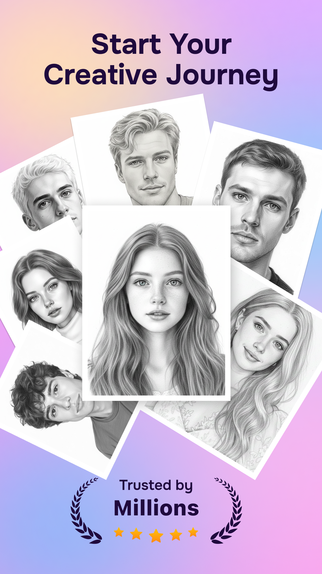 اسکرین شات 6 برنامه AR Drawing: Soulmate Sketch