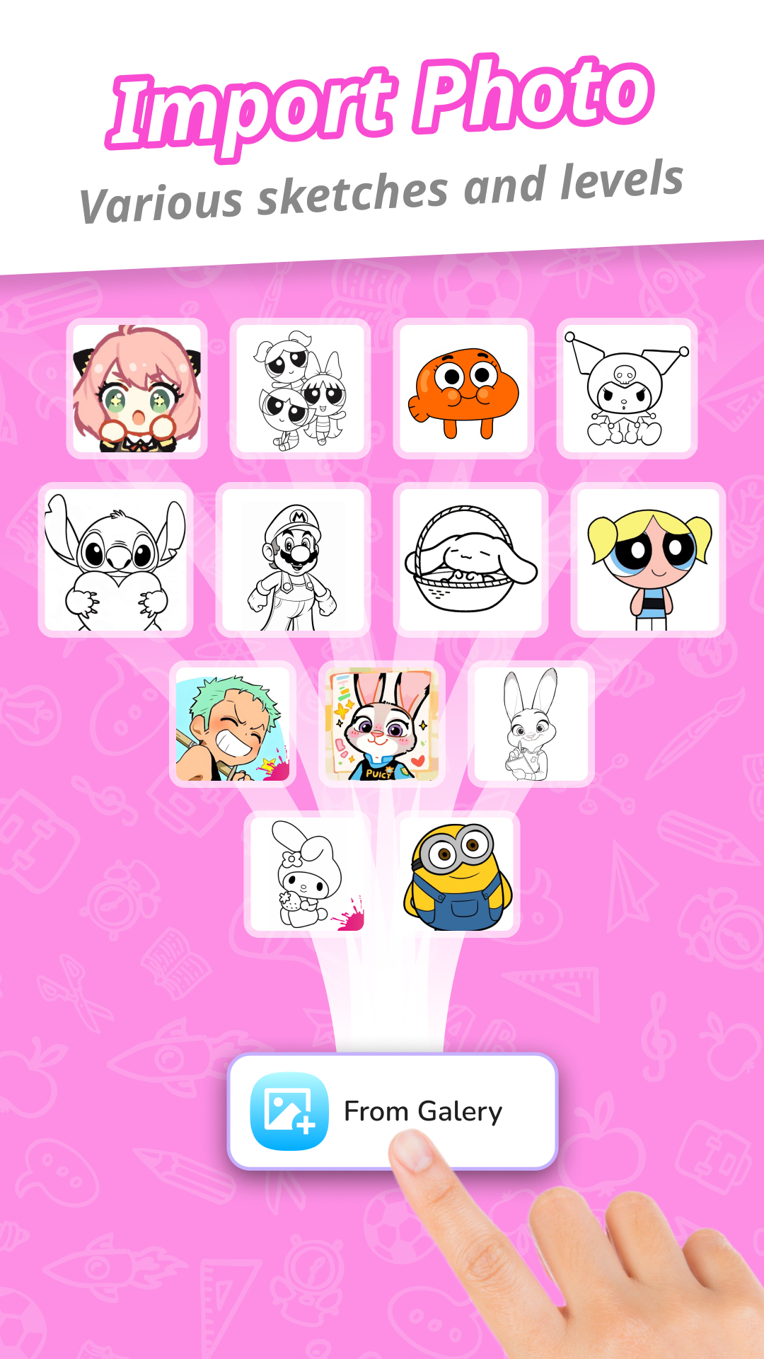 اسکرین شات 5 برنامه Draw Cartoon - AR Sketch App