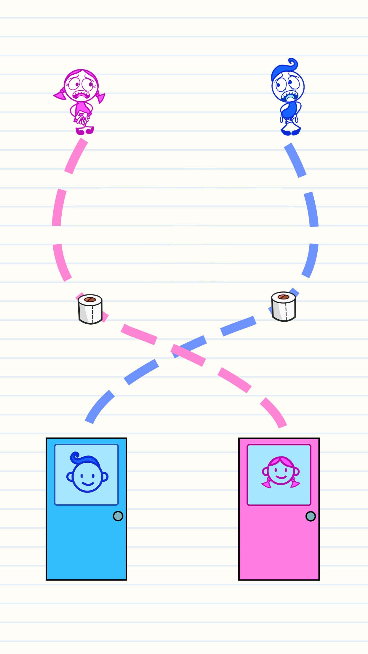اسکرین شات 5 بازی Draw to Pee: Toilet Escape