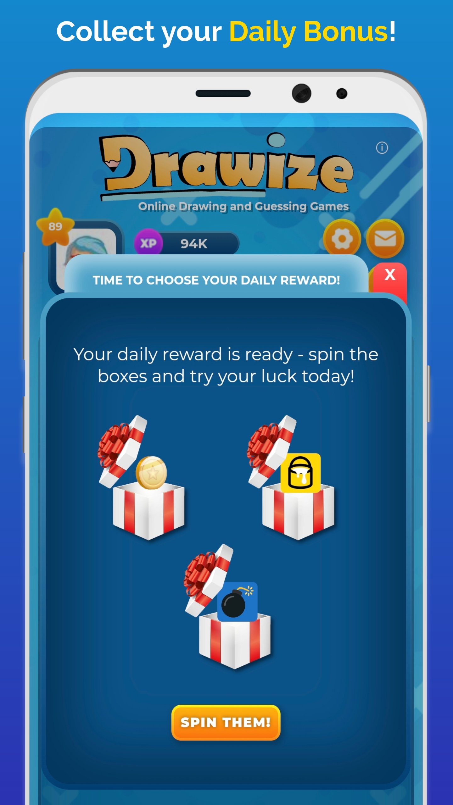 اسکرین شات 4 بازی Drawize - Draw and Guess