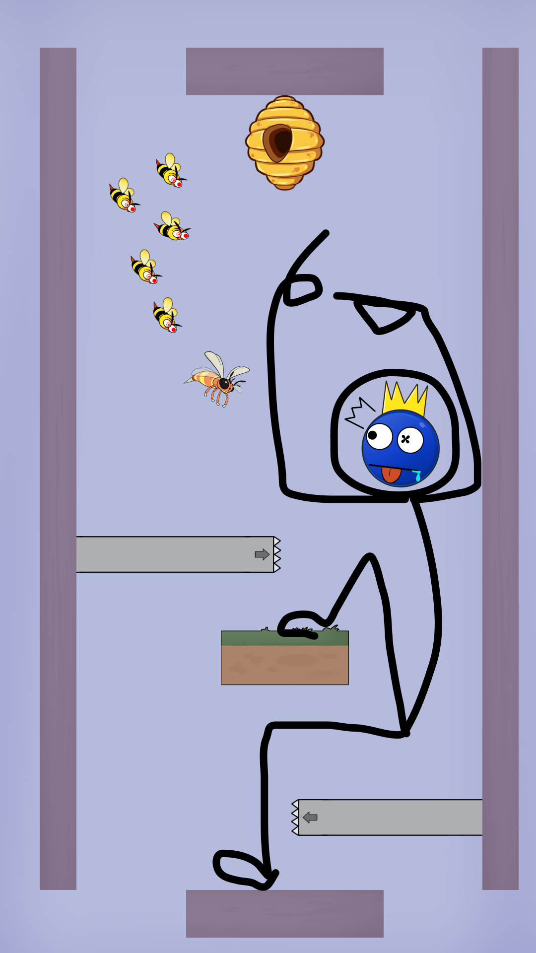 اسکرین شات 2 بازی Save the Rainbow Blue Monster