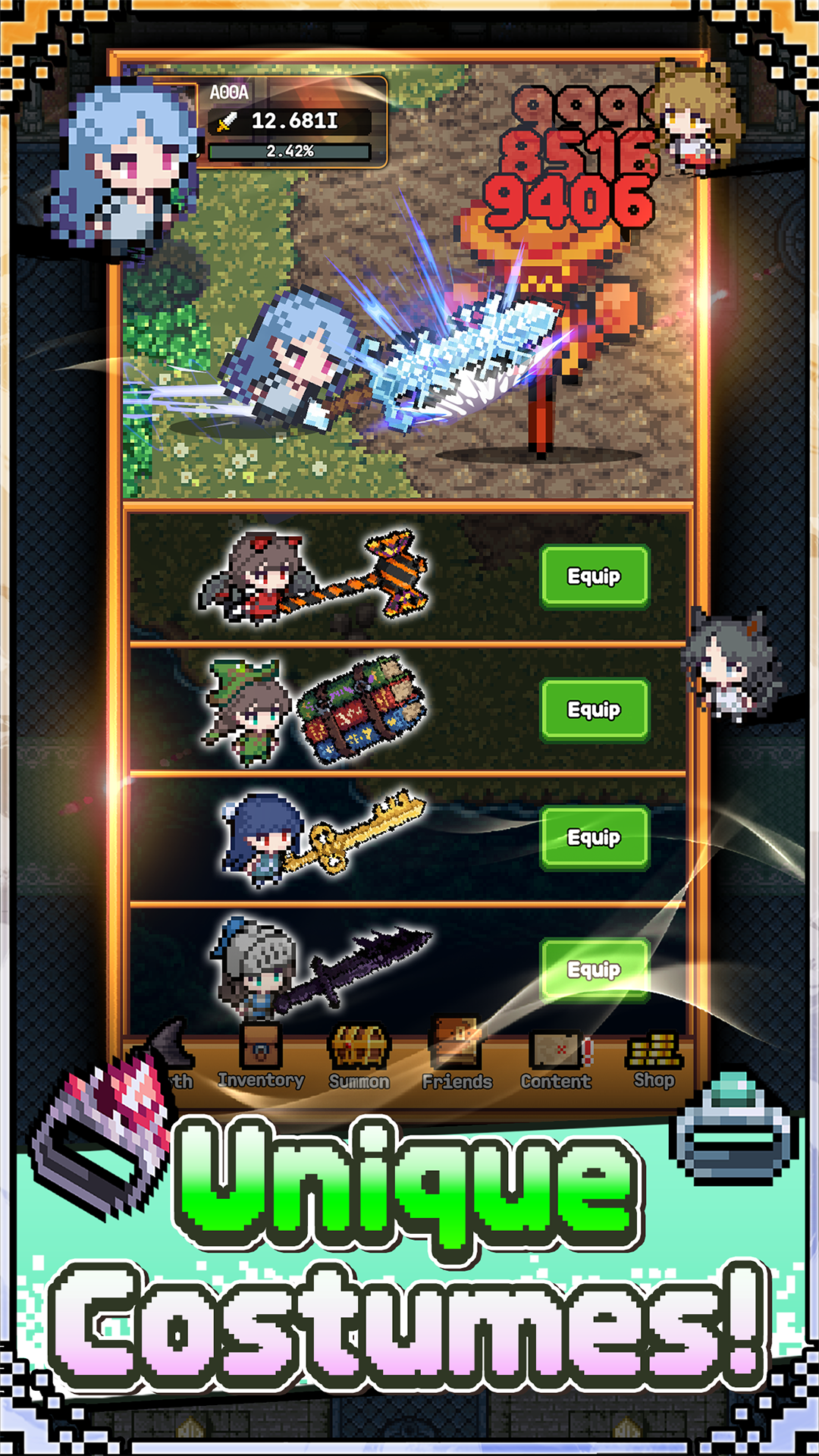 اسکرین شات 6 بازی Legend of Witch : Idle RPG