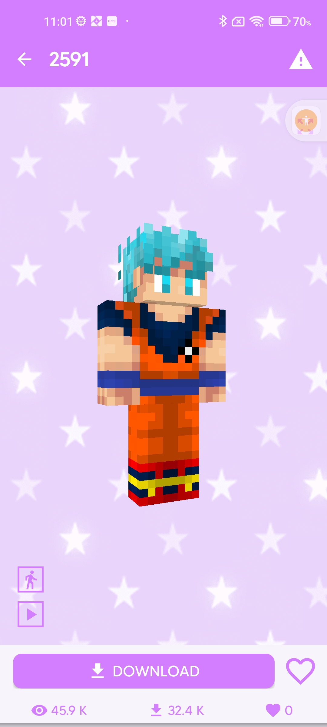 اسکرین شات 3 برنامه Anime Skin for Minecraft