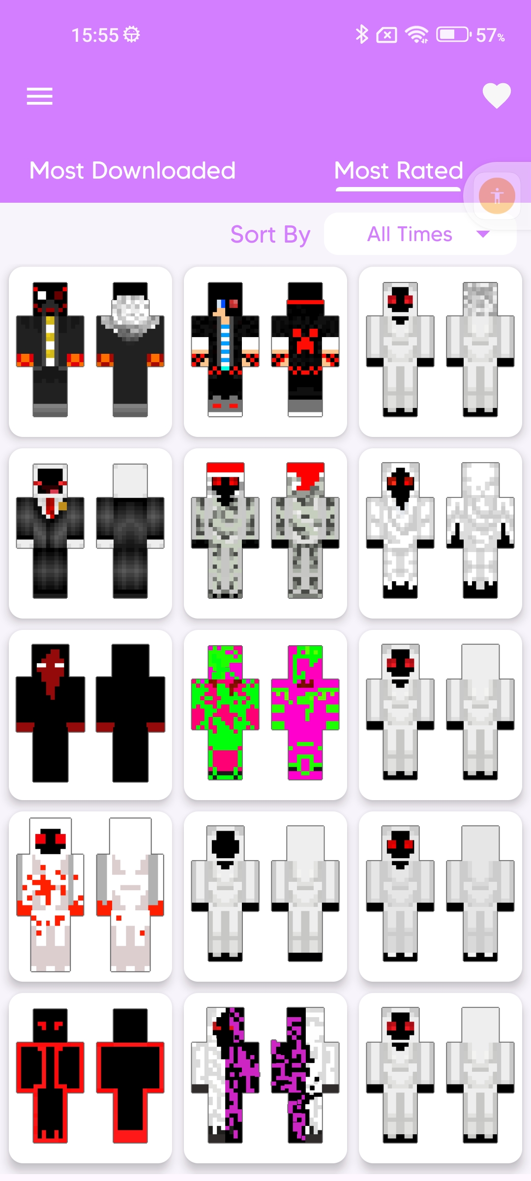اسکرین شات 2 برنامه Entity 303 & Herobrine Skins