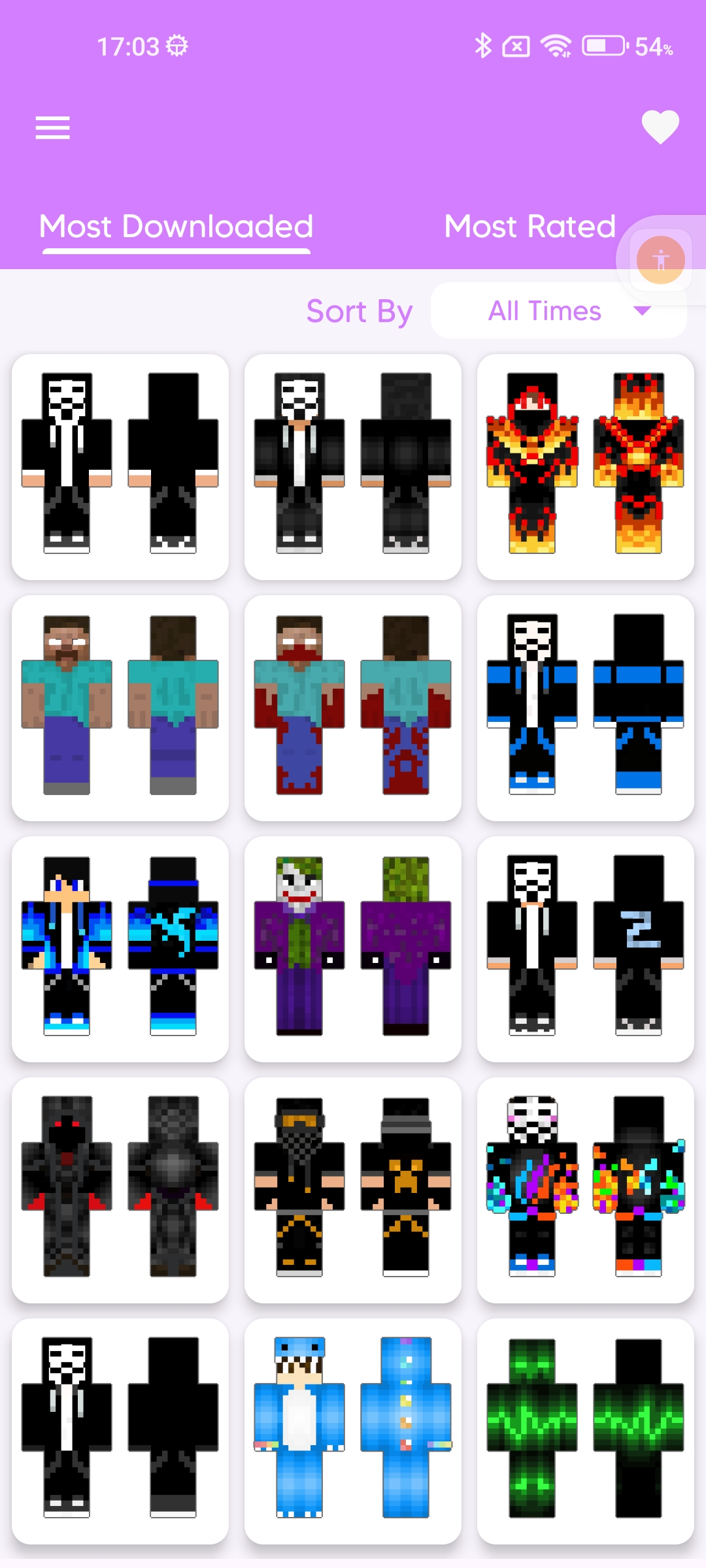 اسکرین شات 1 برنامه Hacker Skin for Minecraft