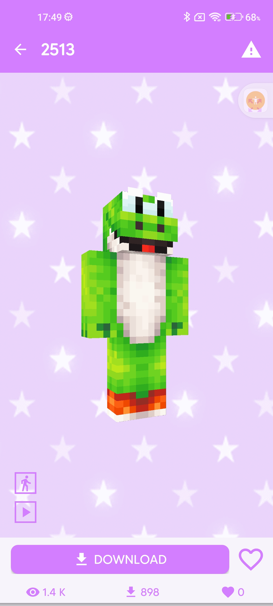 اسکرین شات 3 برنامه Mob Skin for Minecraft