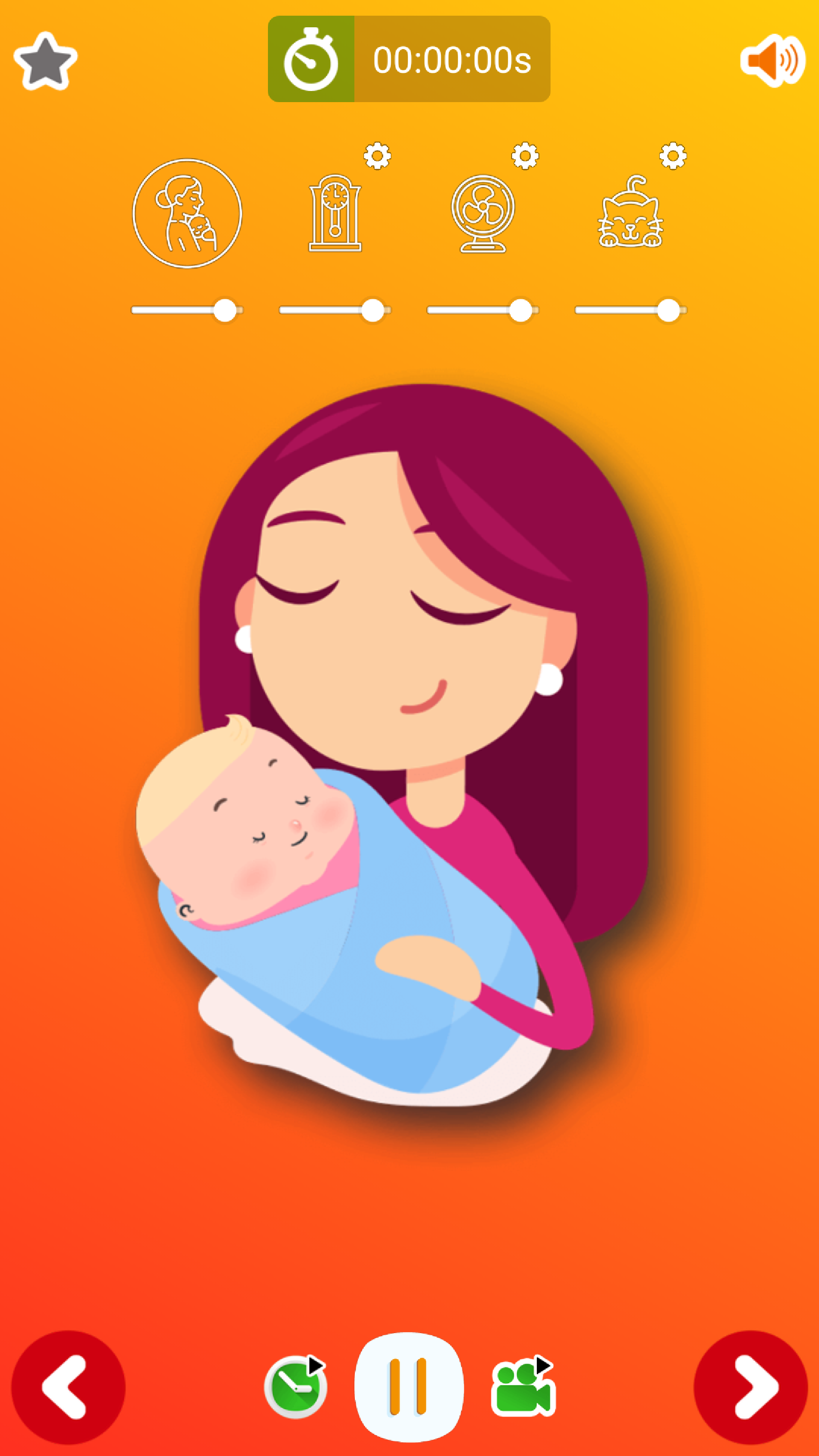 اسکرین شات 3 برنامه Baby Sleep Sounds