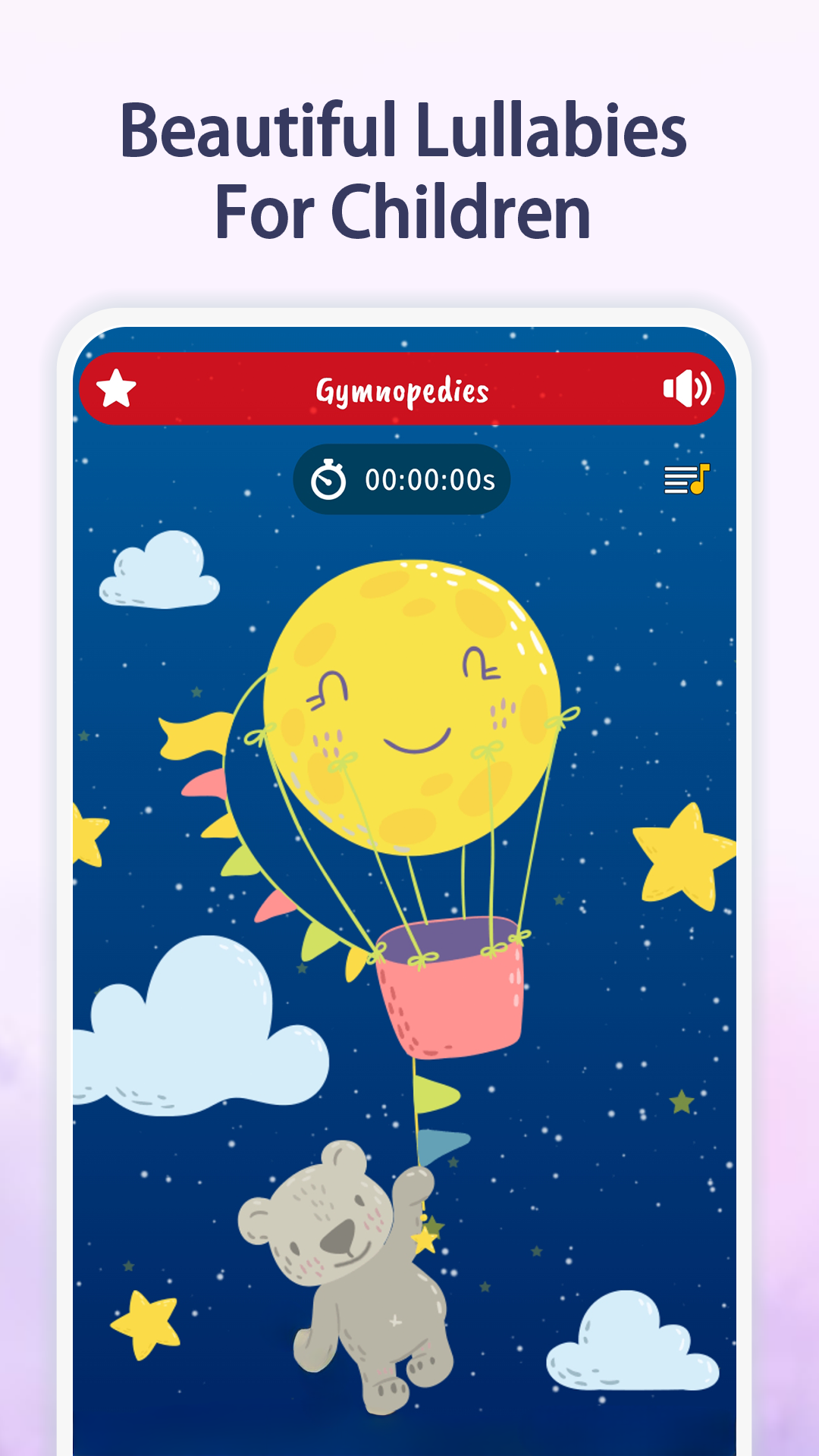اسکرین شات 2 برنامه Lullabies: Baby Sleep Music
