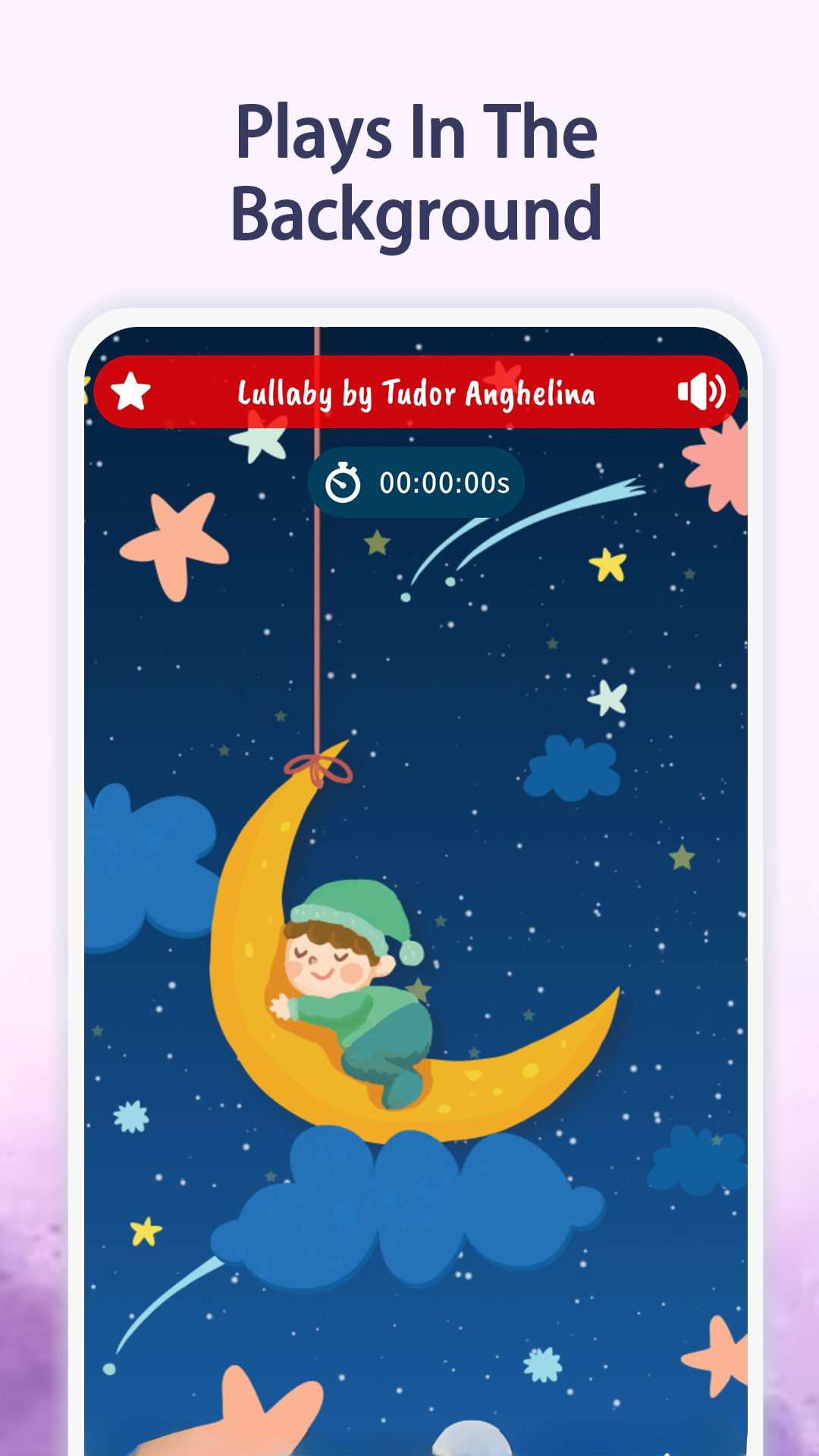 اسکرین شات 5 برنامه Lullabies: Baby Sleep Music