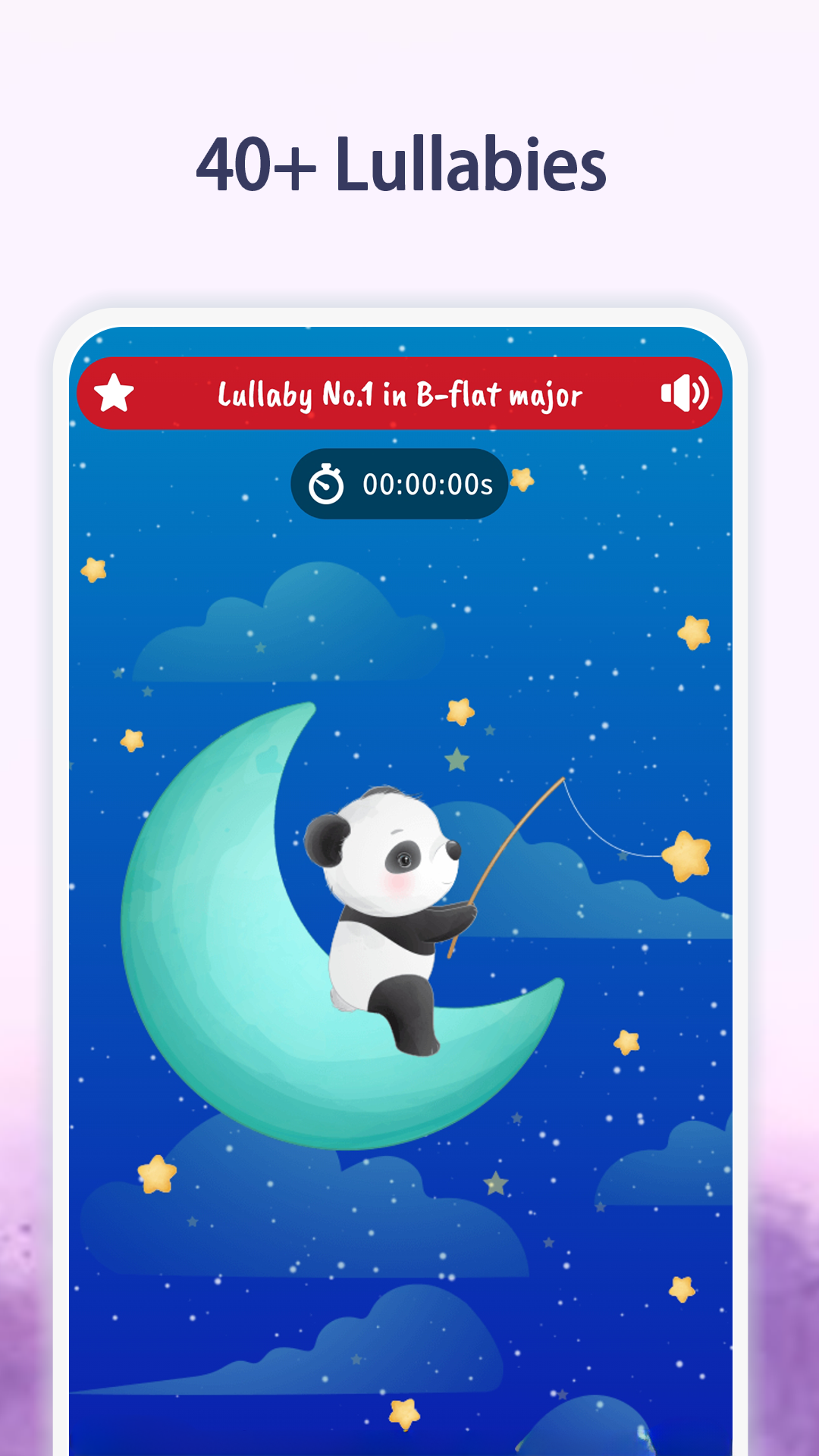 اسکرین شات 4 برنامه Lullabies: Baby Sleep Music