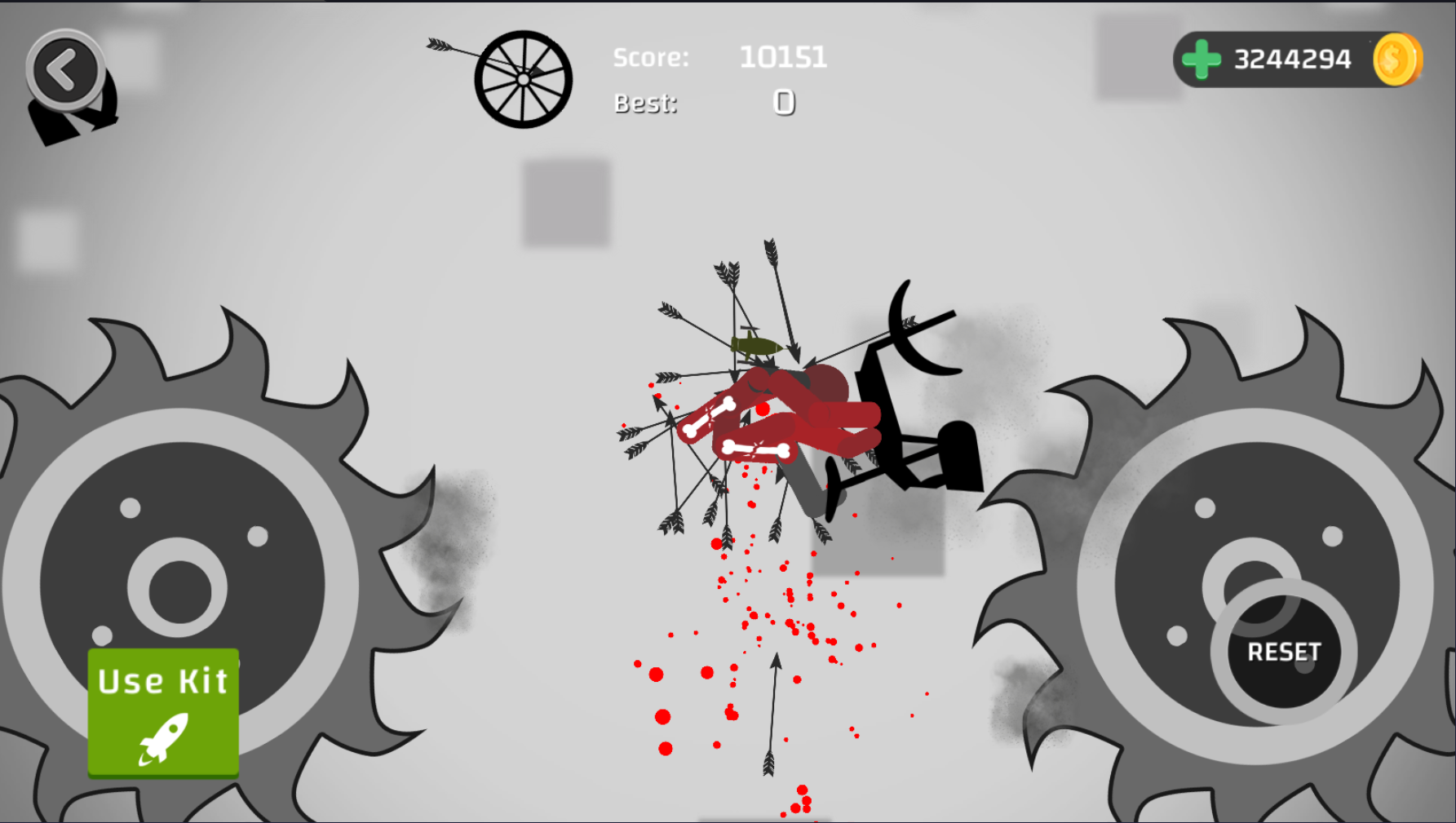 اسکرین شات 1 بازی Stickman Ragdoll Simulator