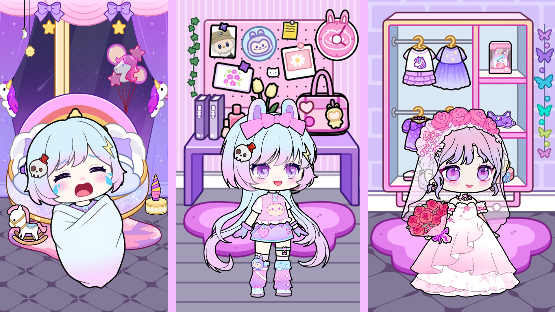 اسکرین شات 2 بازی Vlinder Doll: Dress Your Dream