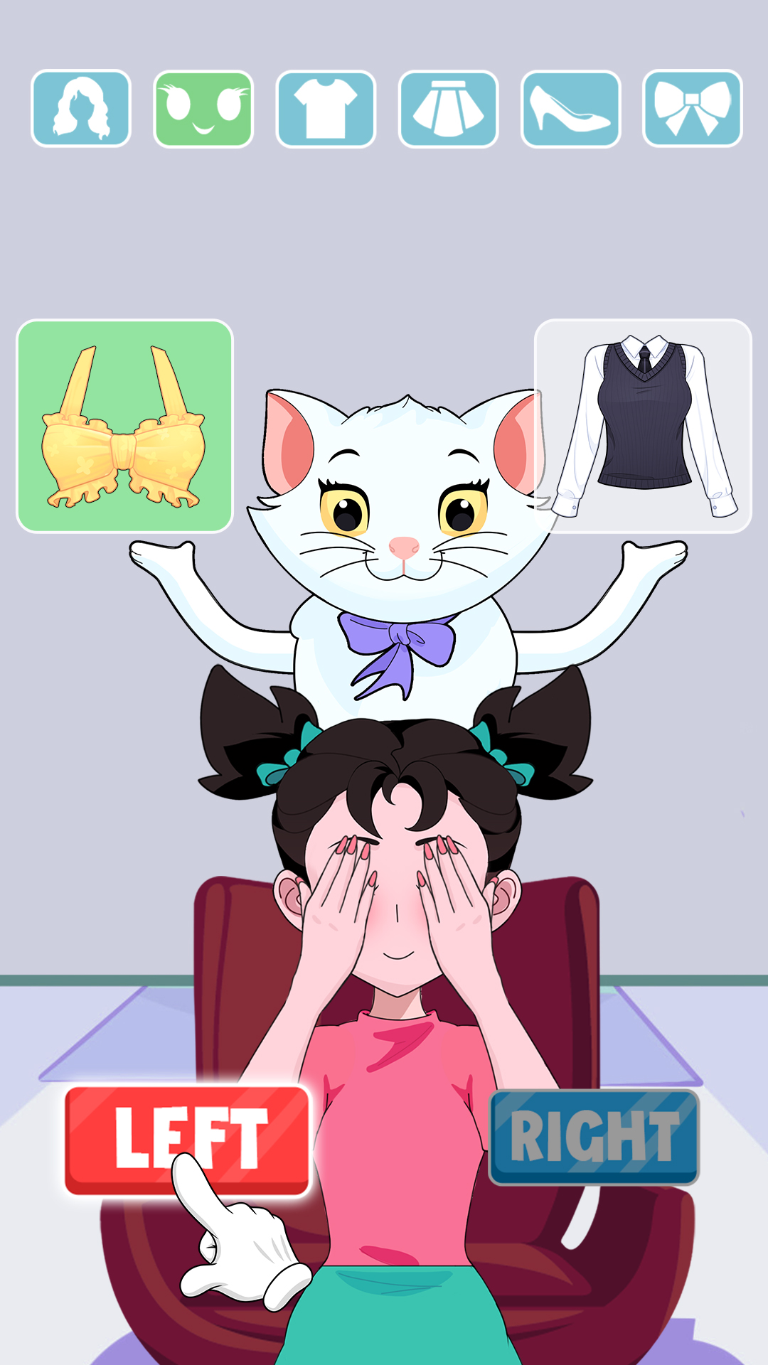 اسکرین شات 1 بازی Left Or Right: Dress Up