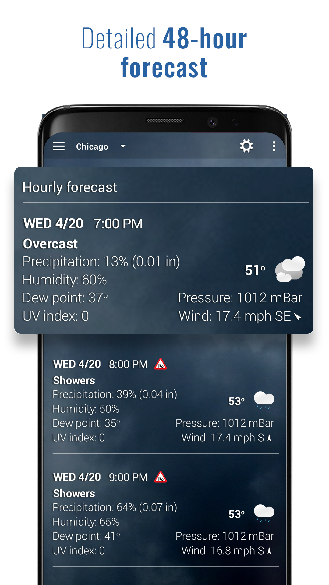 اسکرین شات 5 برنامه Sense V2 Flip Clock & Weather