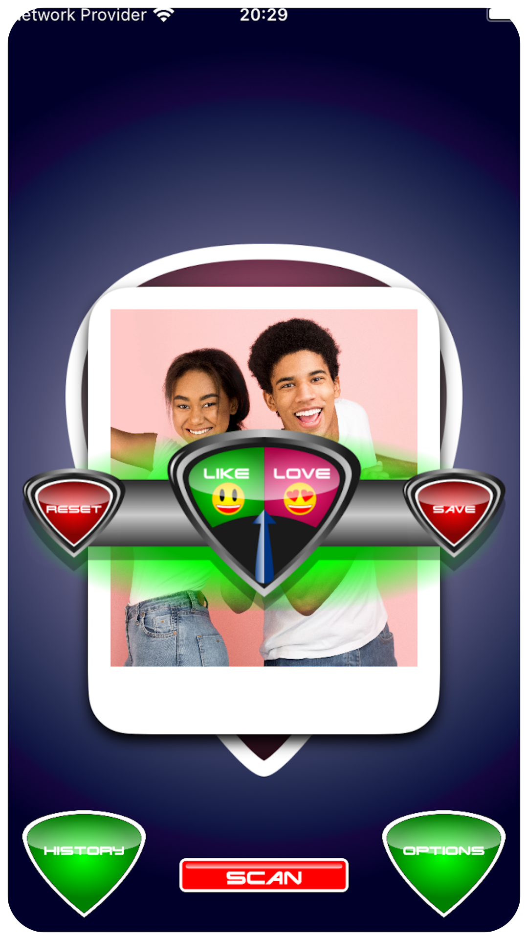 اسکرین شات 2 بازی Love Detector Face Test