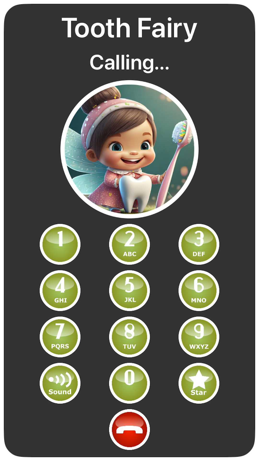اسکرین شات 1 بازی Tooth Fairy Call & Text