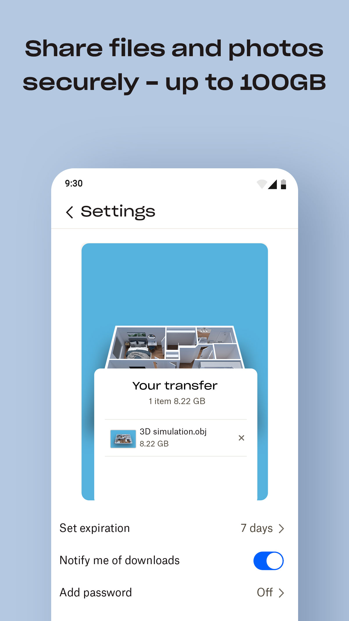 اسکرین شات 5 برنامه Dropbox: Files & Cloud Storage