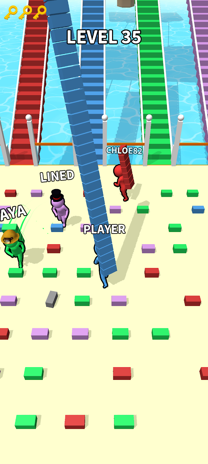 اسکرین شات 7 بازی Bridge Race: Build Competition - Fun Running Games