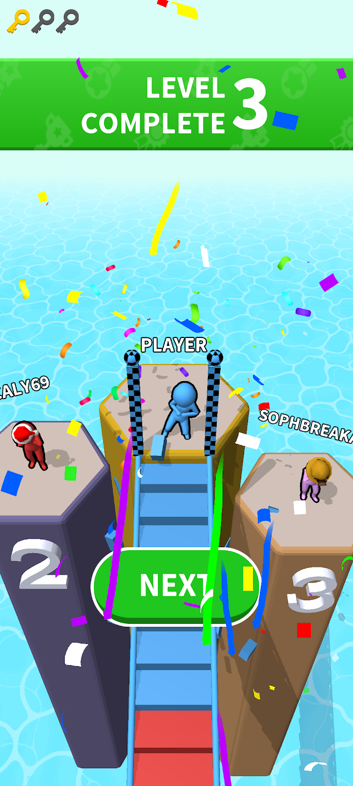 اسکرین شات 8 بازی Bridge Race: Build Competition - Fun Running Games