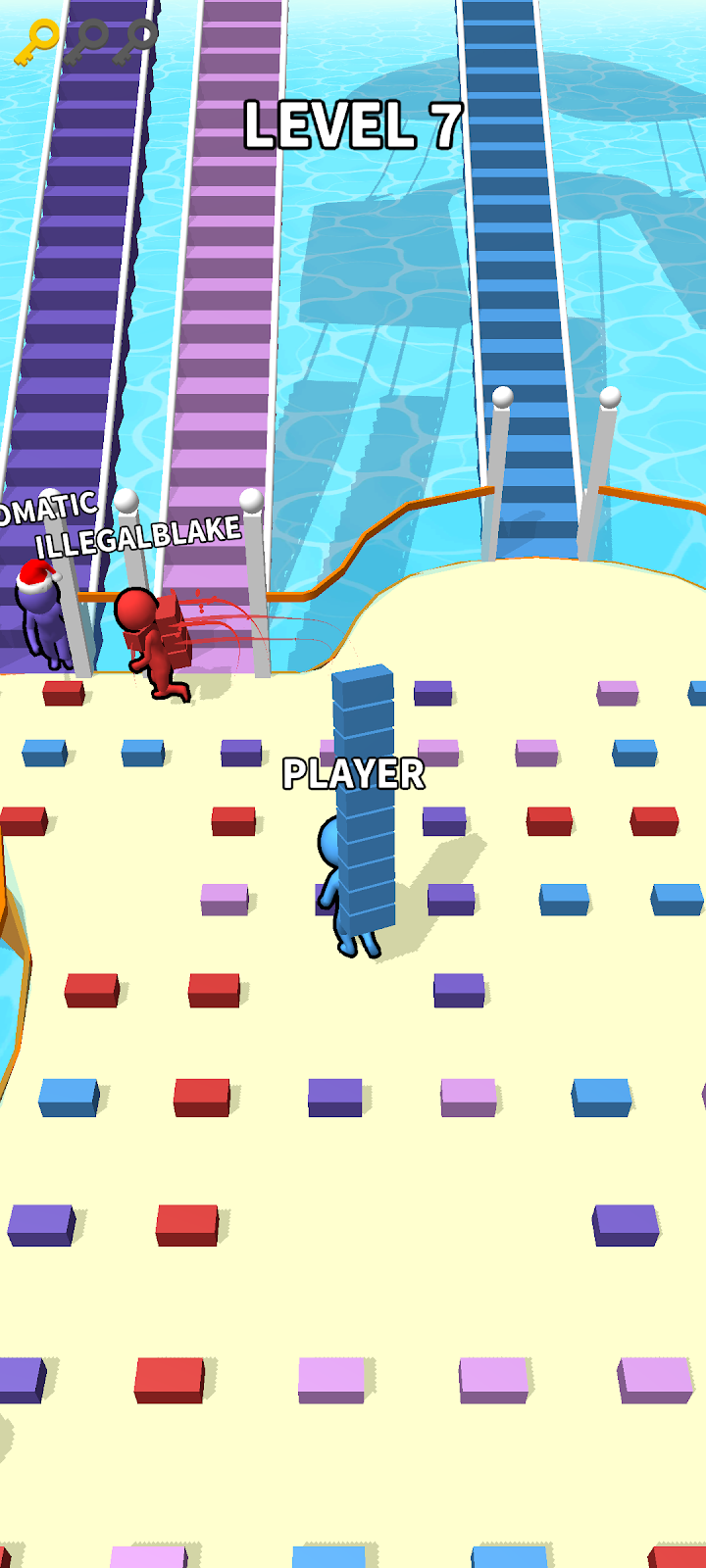 اسکرین شات 1 بازی Bridge Race: Build Competition - Fun Running Games