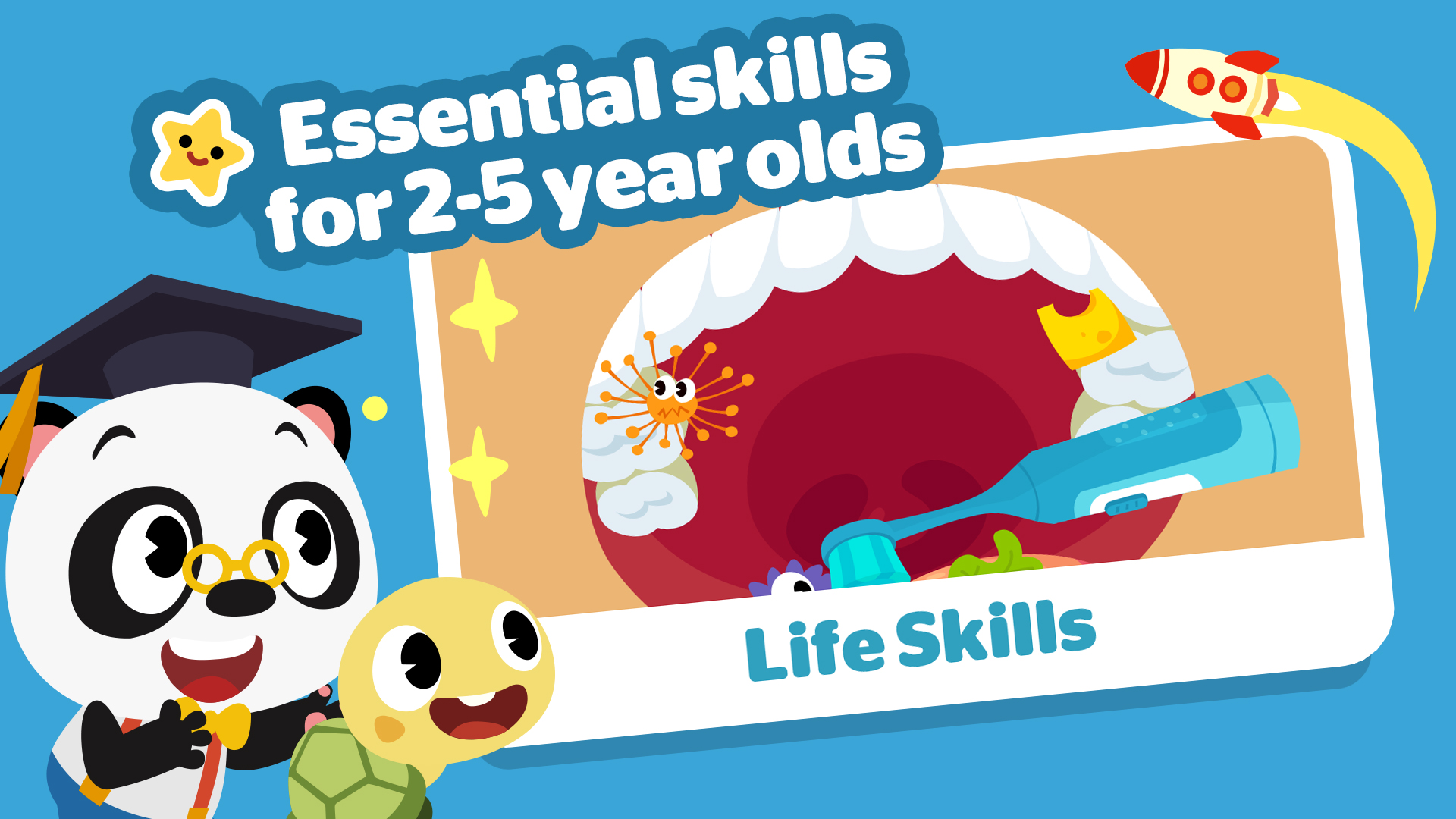 اسکرین شات 2 برنامه Dr. Panda - Learn & Play