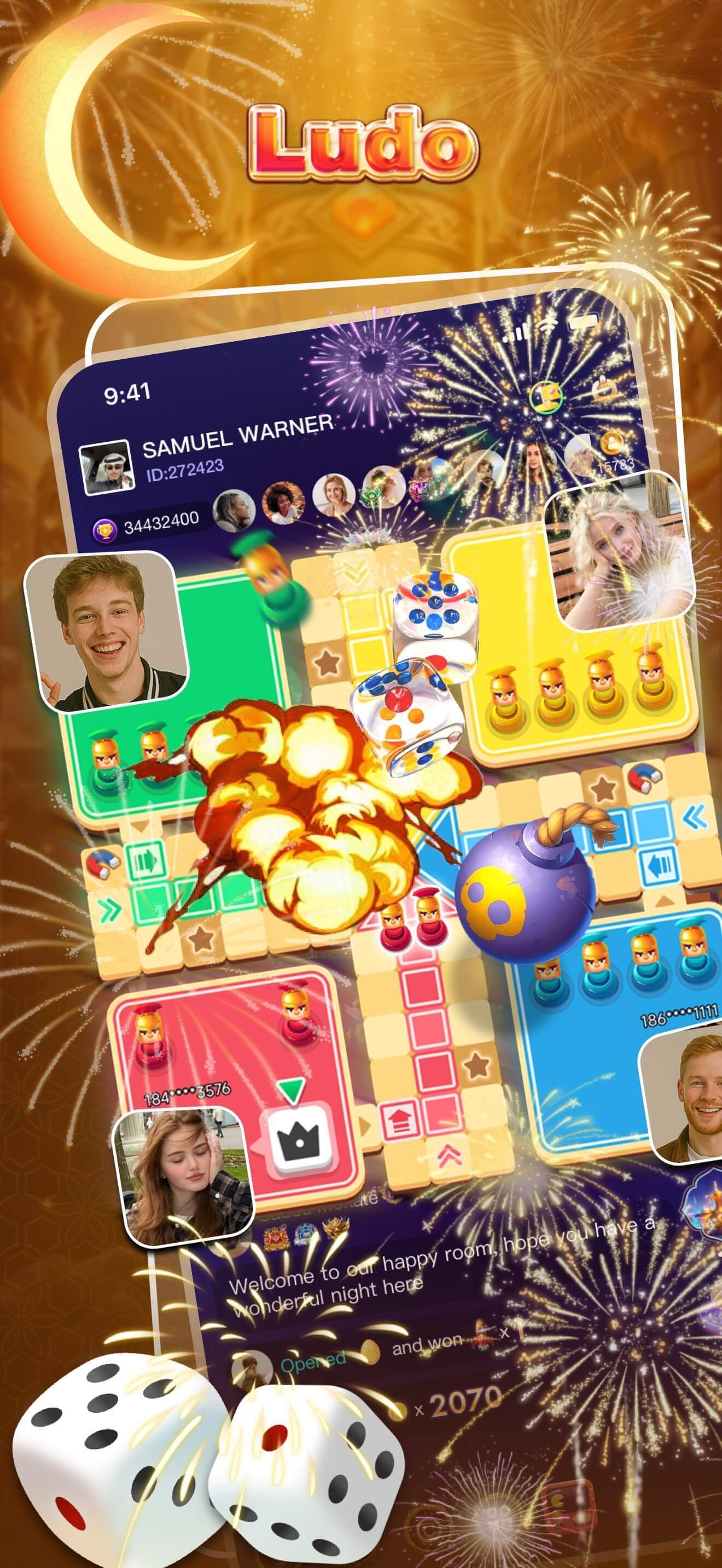 اسکرین شات 5 برنامه Ume - Group Voice Chat Rooms