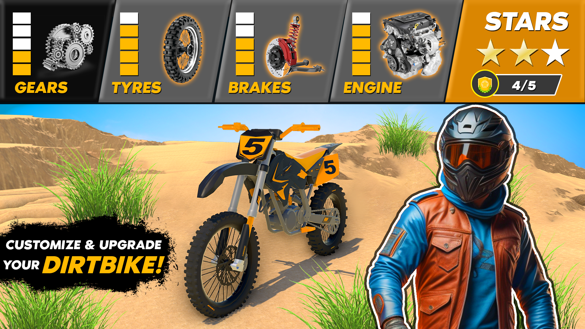 اسکرین شات 1 بازی Moto Dirt Bike Racing Games 3D