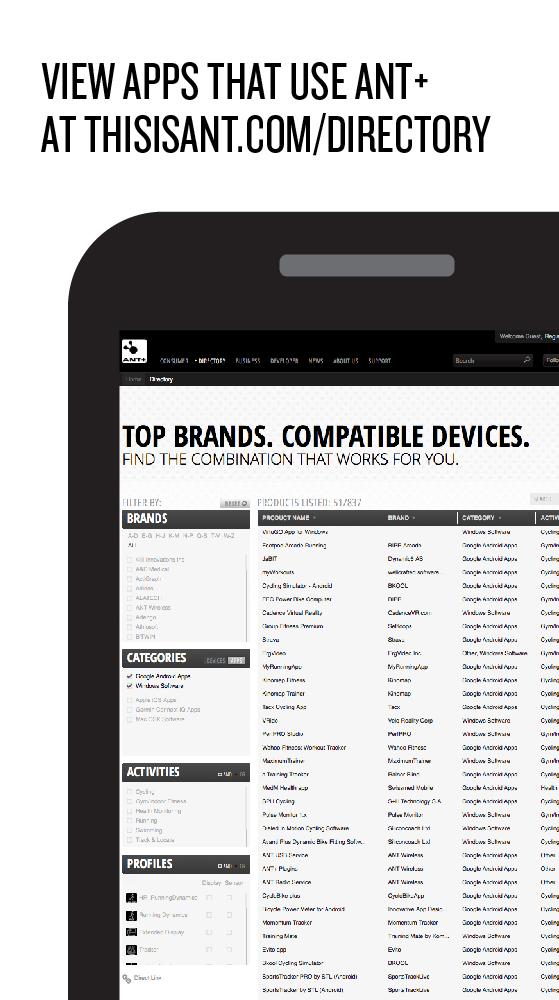اسکرین شات 1 برنامه ANT+ Plugins Service