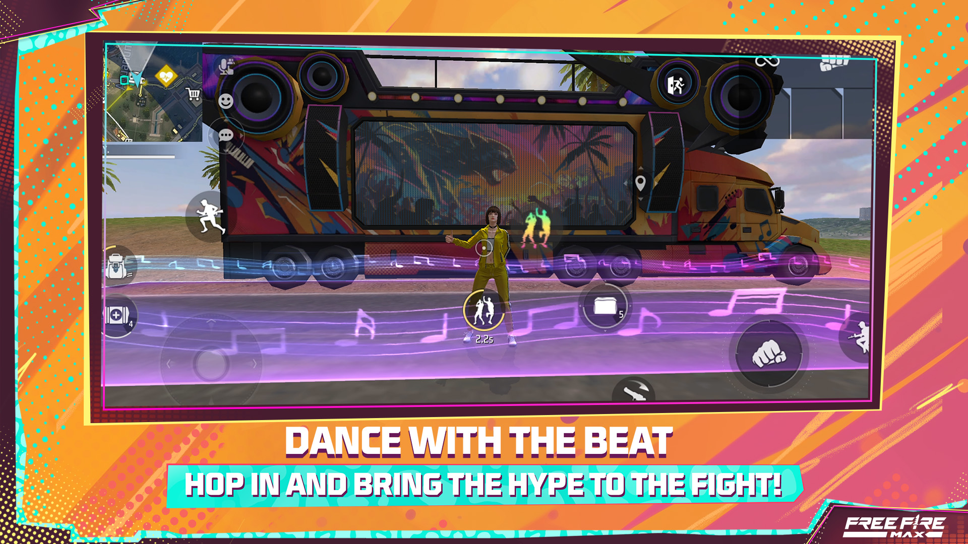 اسکرین شات 5 بازی Free Fire MAX: Beat Carnival