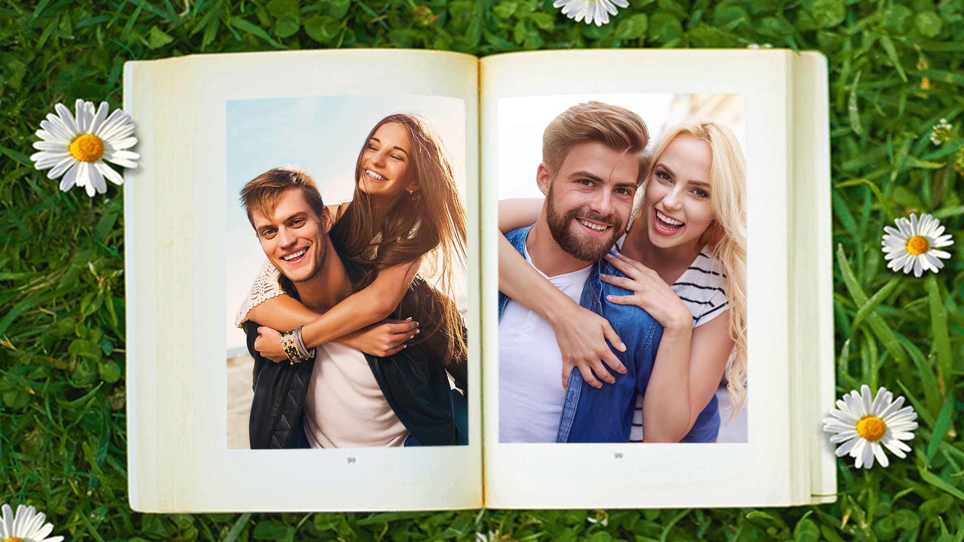 اسکرین شات 1 برنامه Book Dual Photo Frame