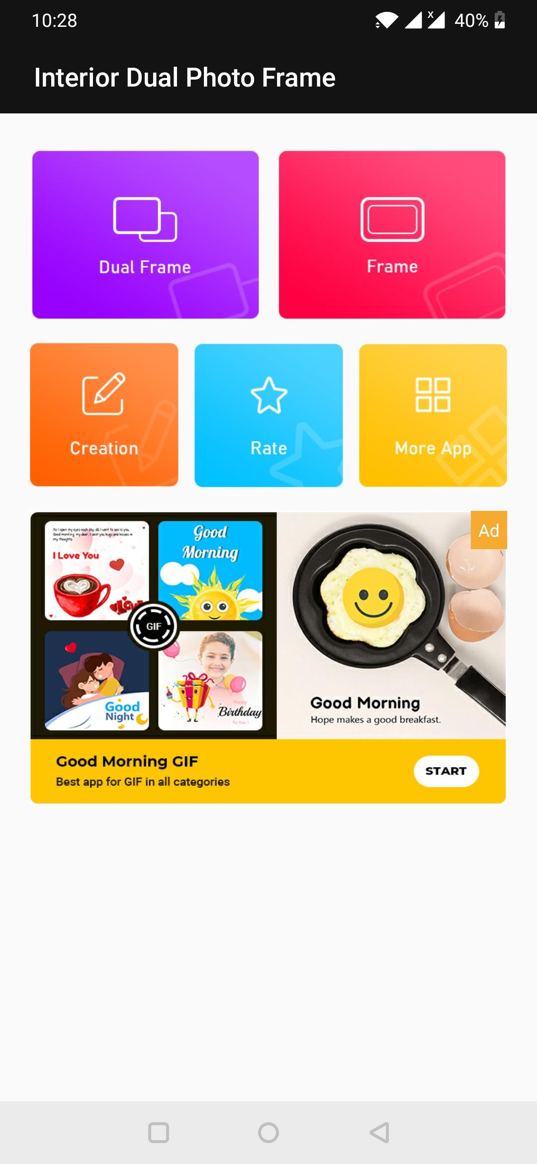 اسکرین شات 1 برنامه Interior Dual Photo Frames