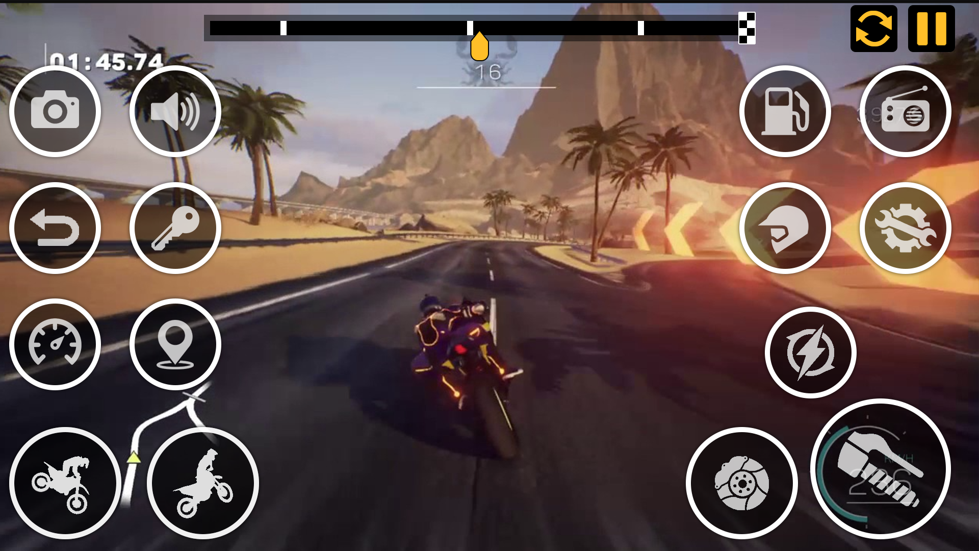 اسکرین شات 4 بازی Bike Race Master: Bike Racing