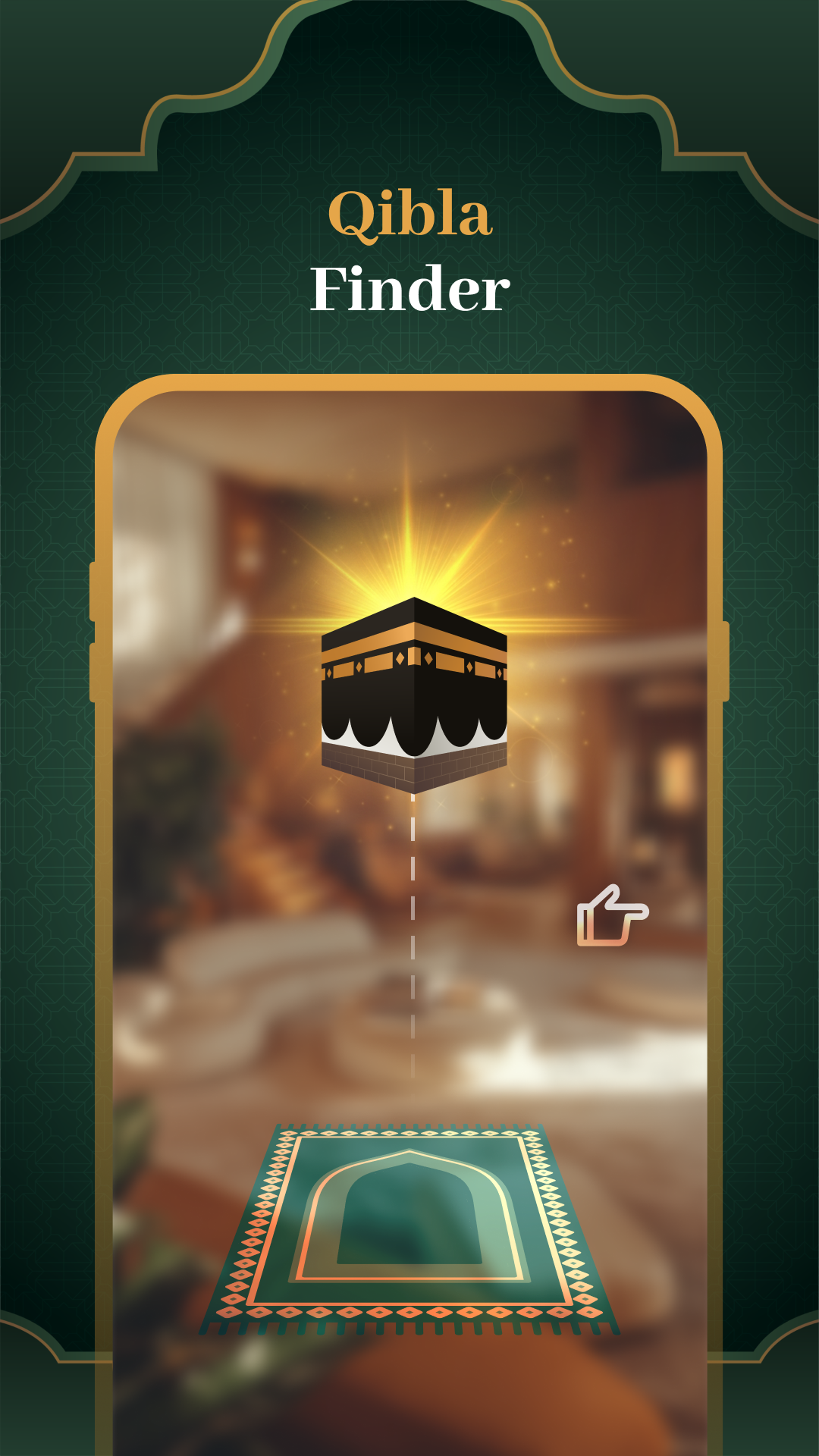 اسکرین شات 4 برنامه Duff Qibla Finder, Prayer Time