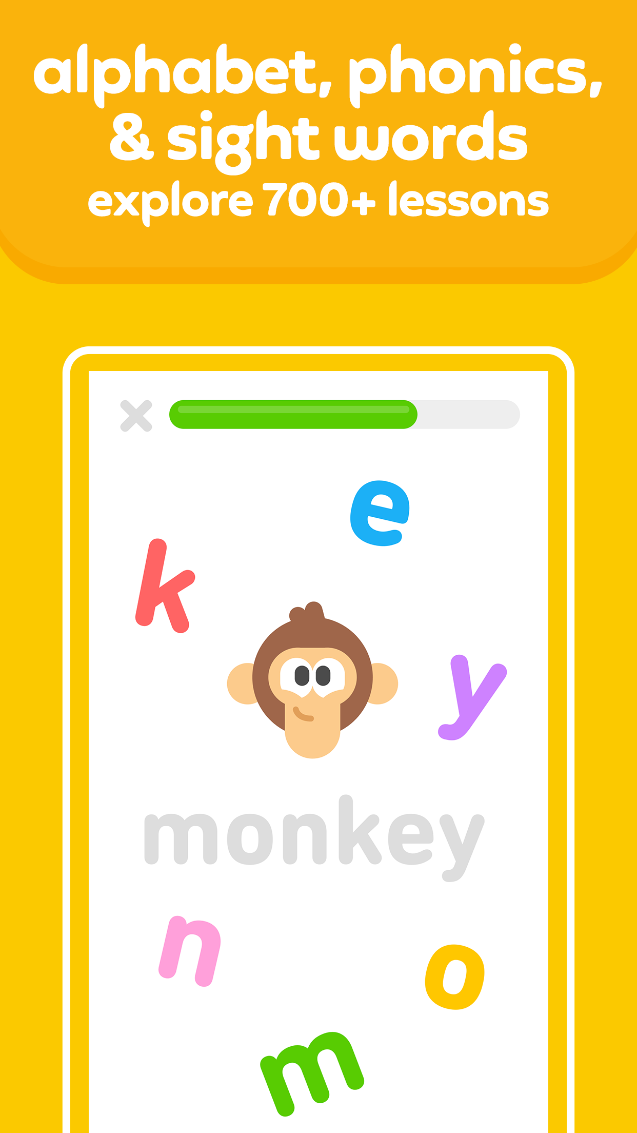 اسکرین شات 5 برنامه Learn to Read - Duolingo ABC