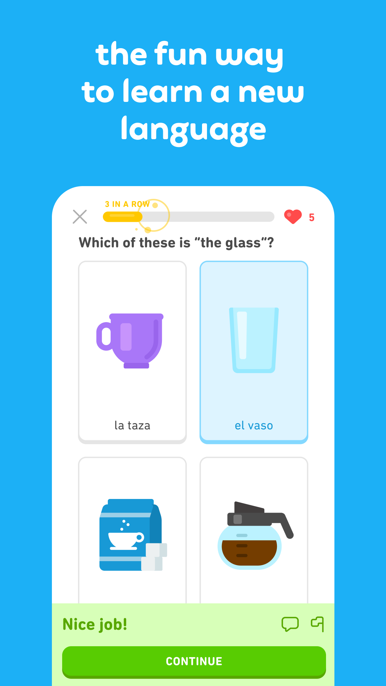 اسکرین شات 2 برنامه دولینگو - Duolingo