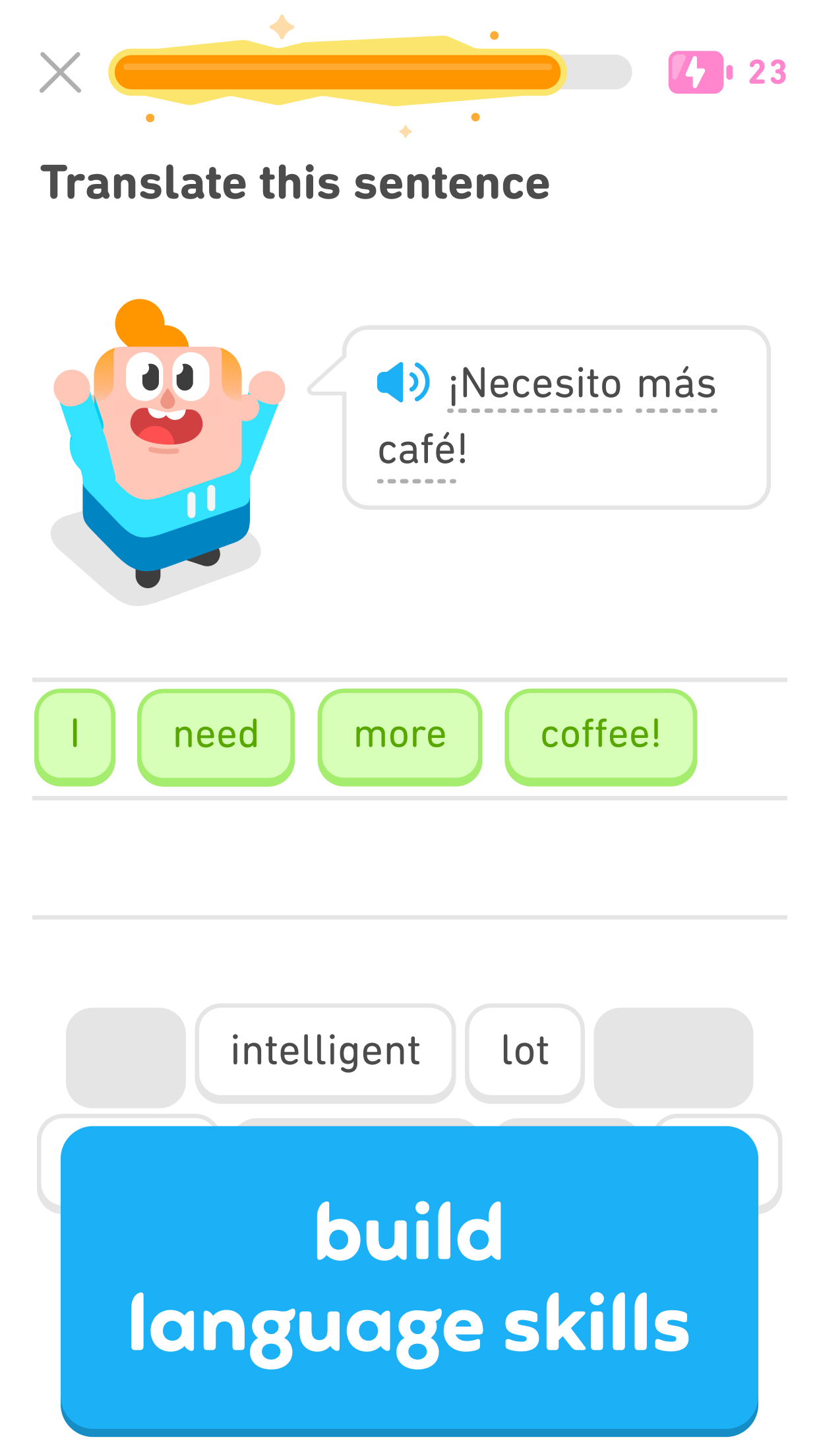 اسکرین شات 4 برنامه Duolingo: Language Lessons