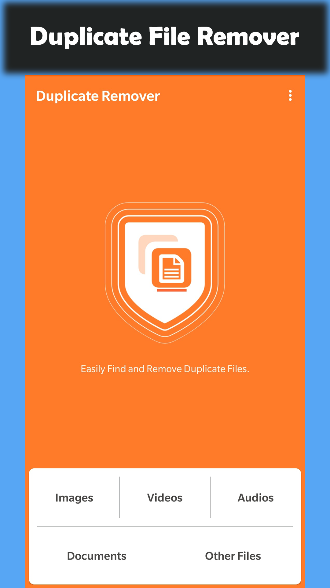 اسکرین شات 1 برنامه Duplicate File Remover