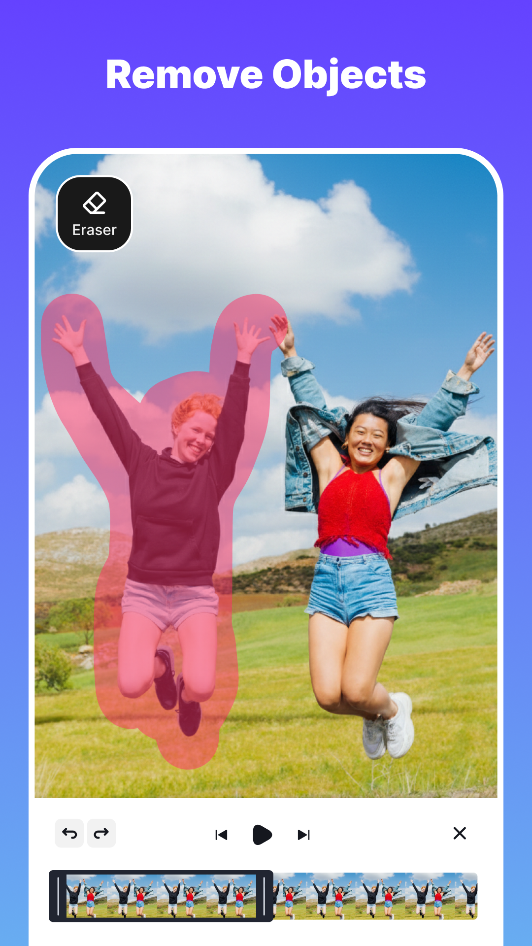 اسکرین شات 1 برنامه Video Object Watermark Remover