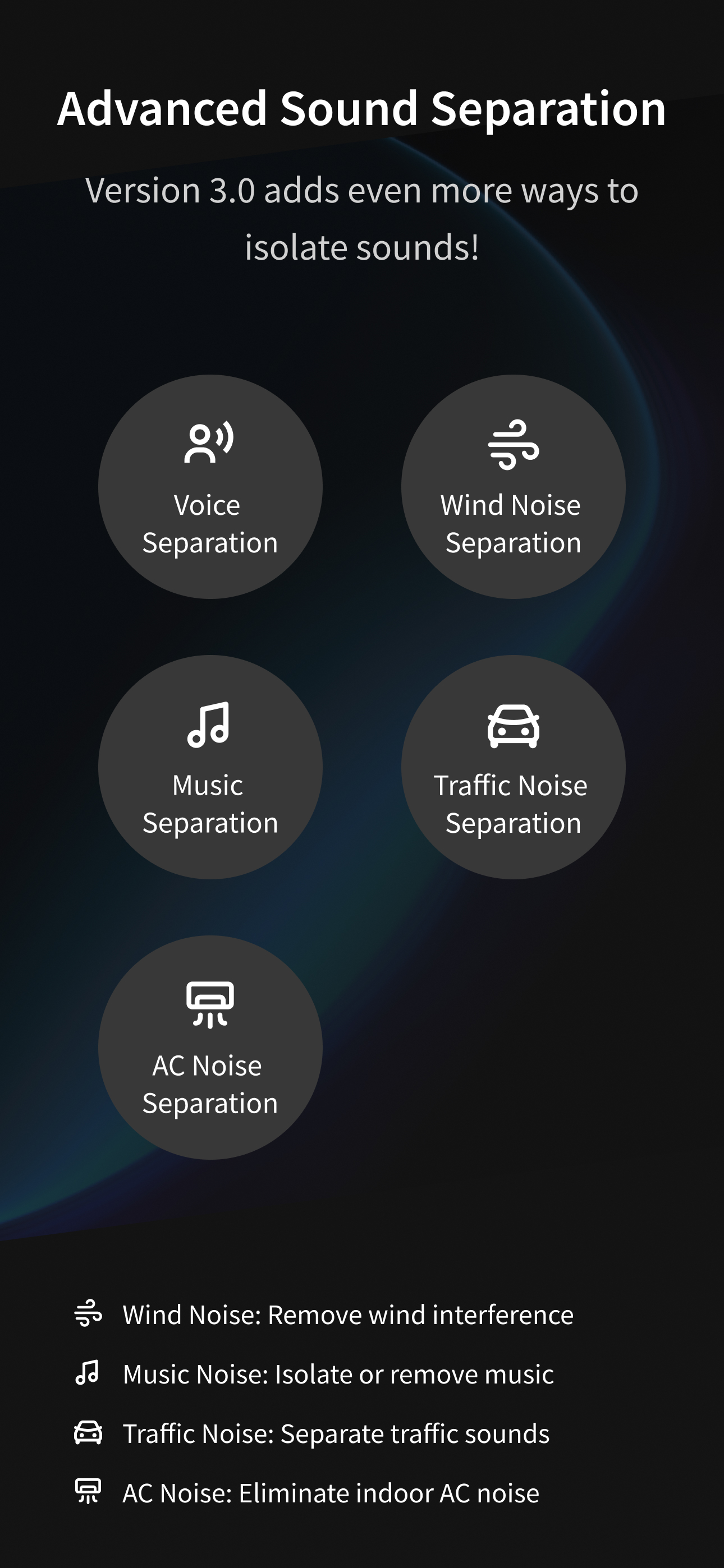 اسکرین شات 2 برنامه Noise Eraser