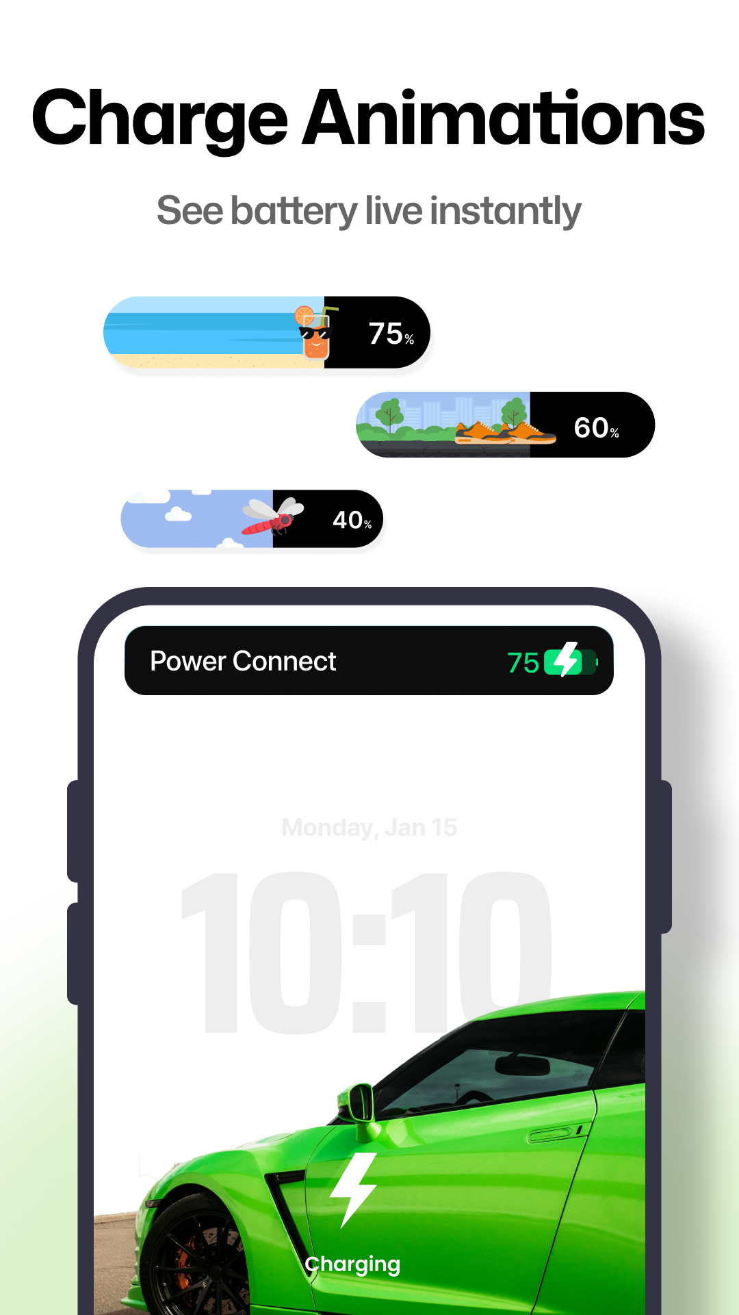 اسکرین شات 5 برنامه Dynamic Notch Notification Bar