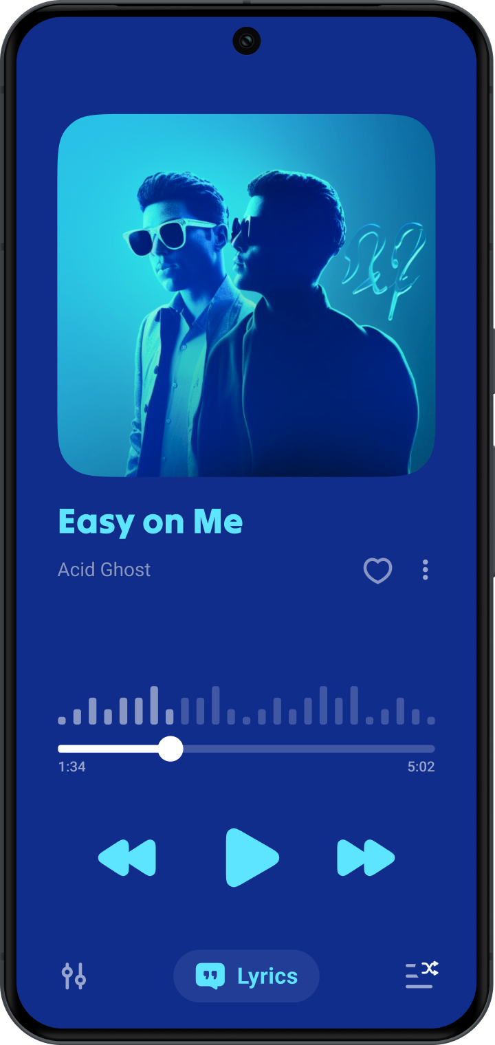اسکرین شات 2 برنامه Lark Player:Music Player & MP3