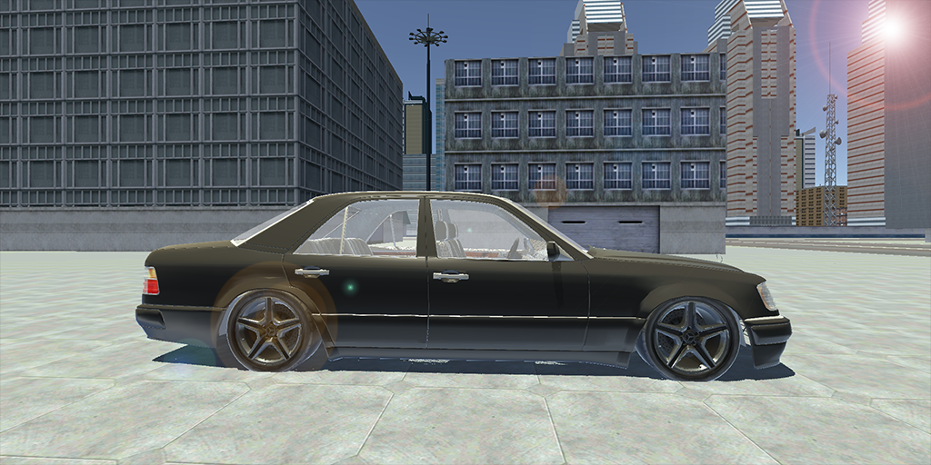 اسکرین شات 3 بازی Benz E500 W124 Drift Simulator