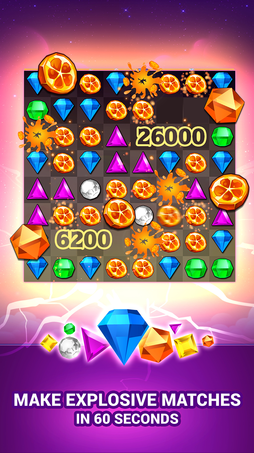 اسکرین شات 1 بازی Bejeweled Blitz