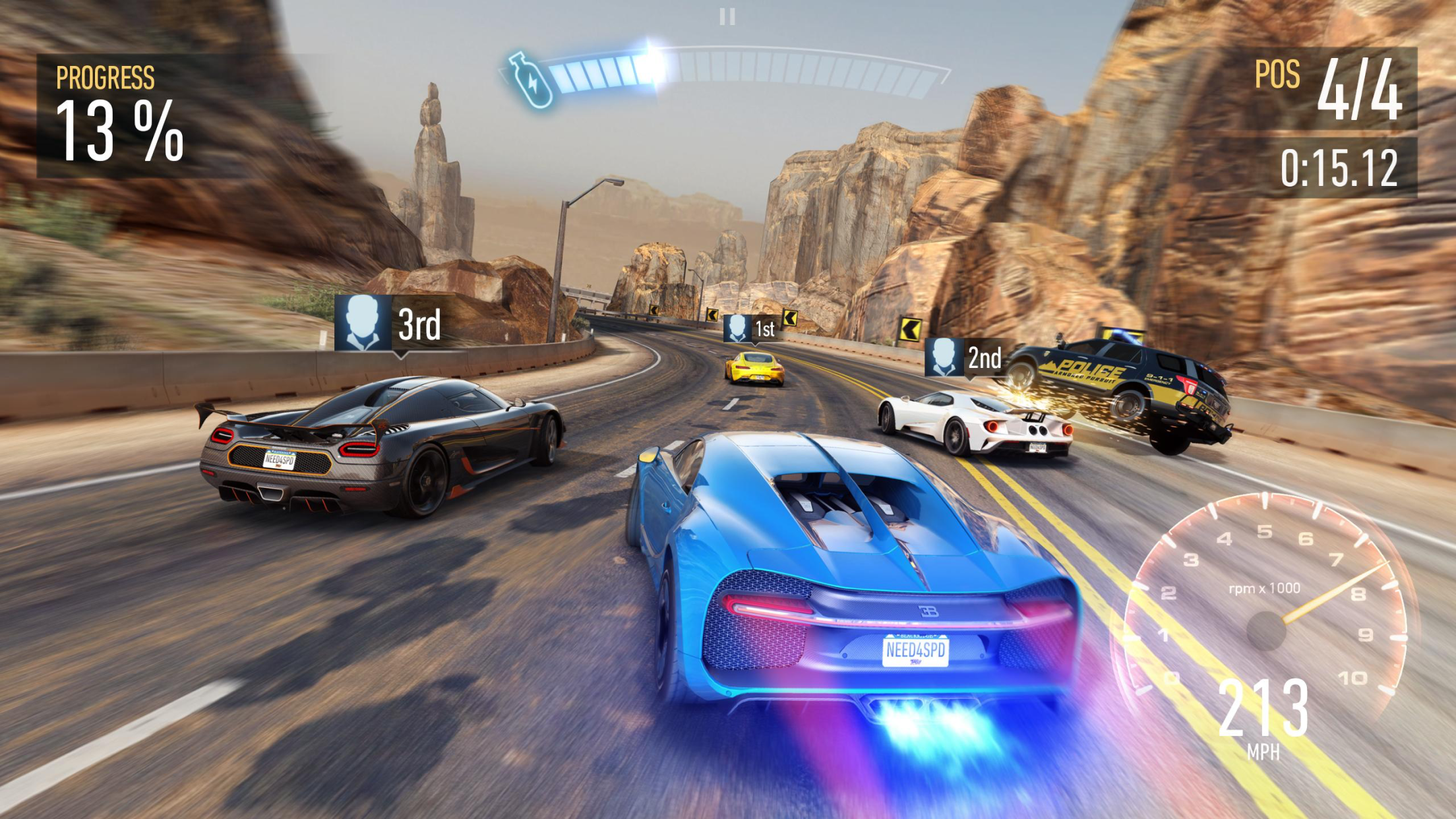 اسکرین شات 5 بازی Need for Speed No Limits