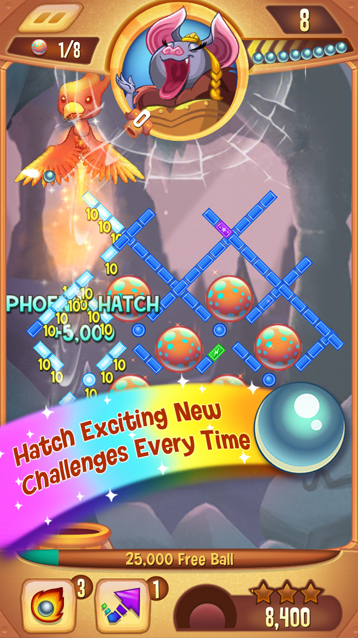 اسکرین شات 6 بازی Peggle Blast